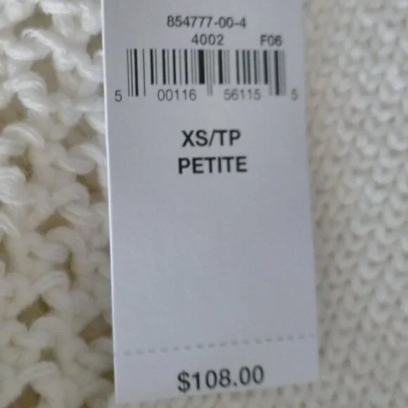 GAP Crochet Cardigan, Cotton Cream Colour, New - Picture 9 of 11